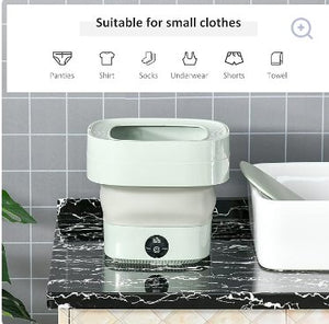 🧺 Foldable Mini Laundry Machine – Portable Washing Machine for Travel & Small Spaces
30 Days Replacement Warranty 🔄